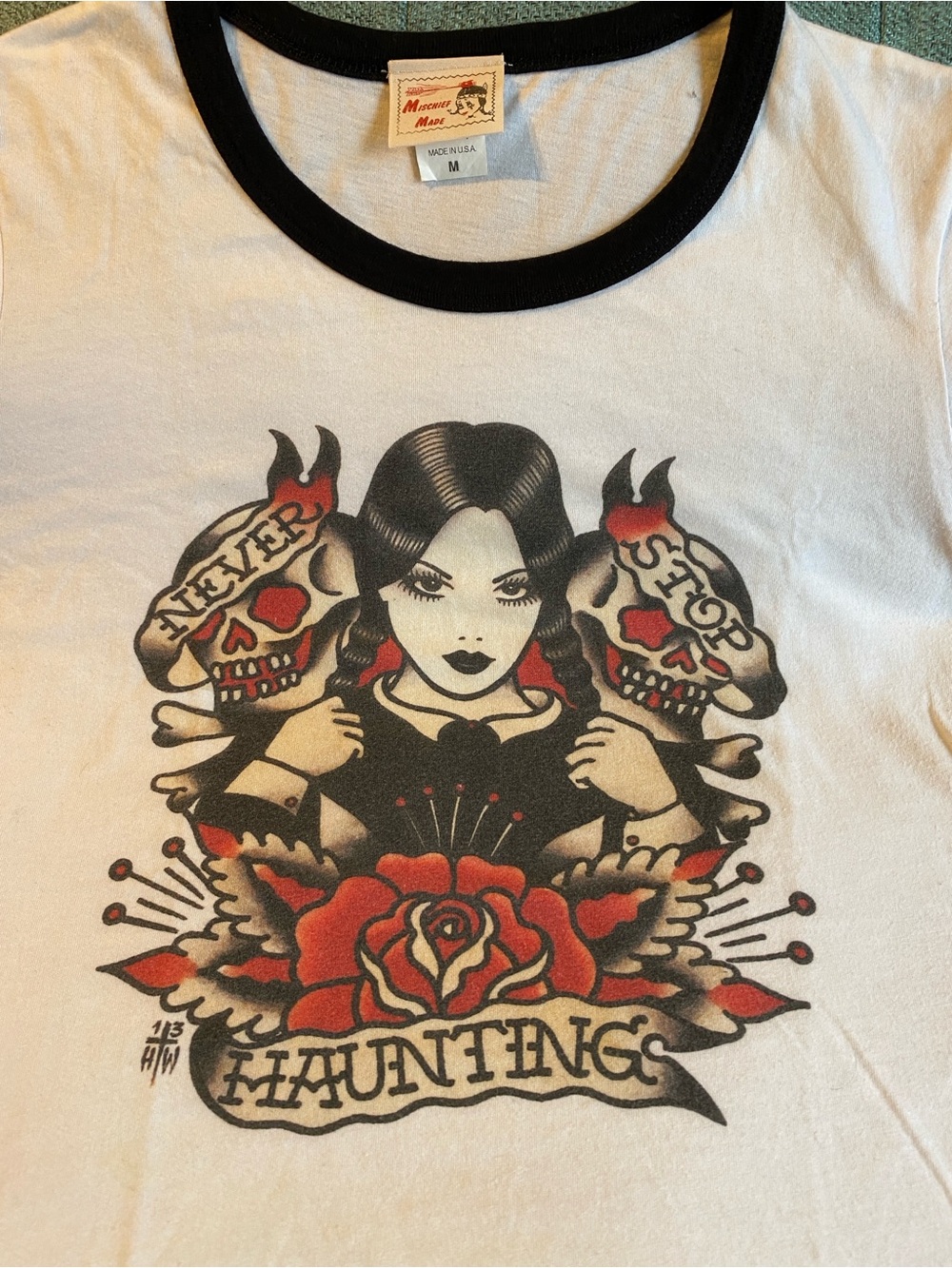 Mischief Made Me Never Stop Haunting Ringer T